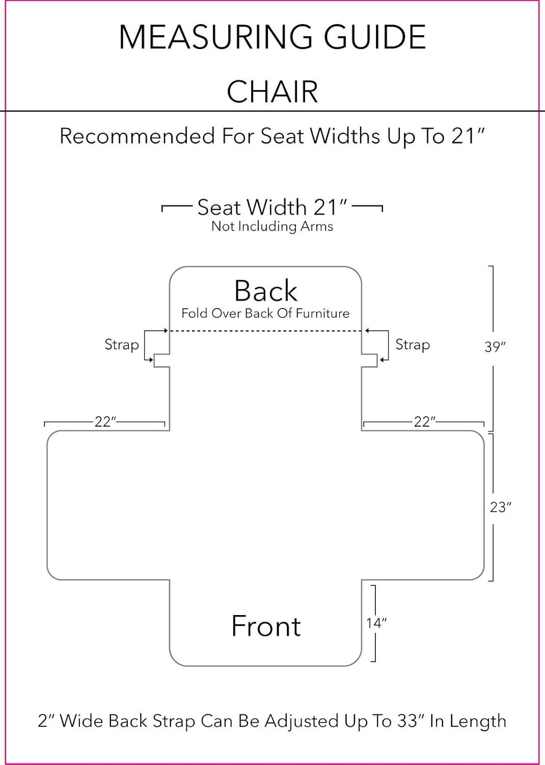Beige-Taupe Quilted Microfiber Reversible Chair Protector with Pockets