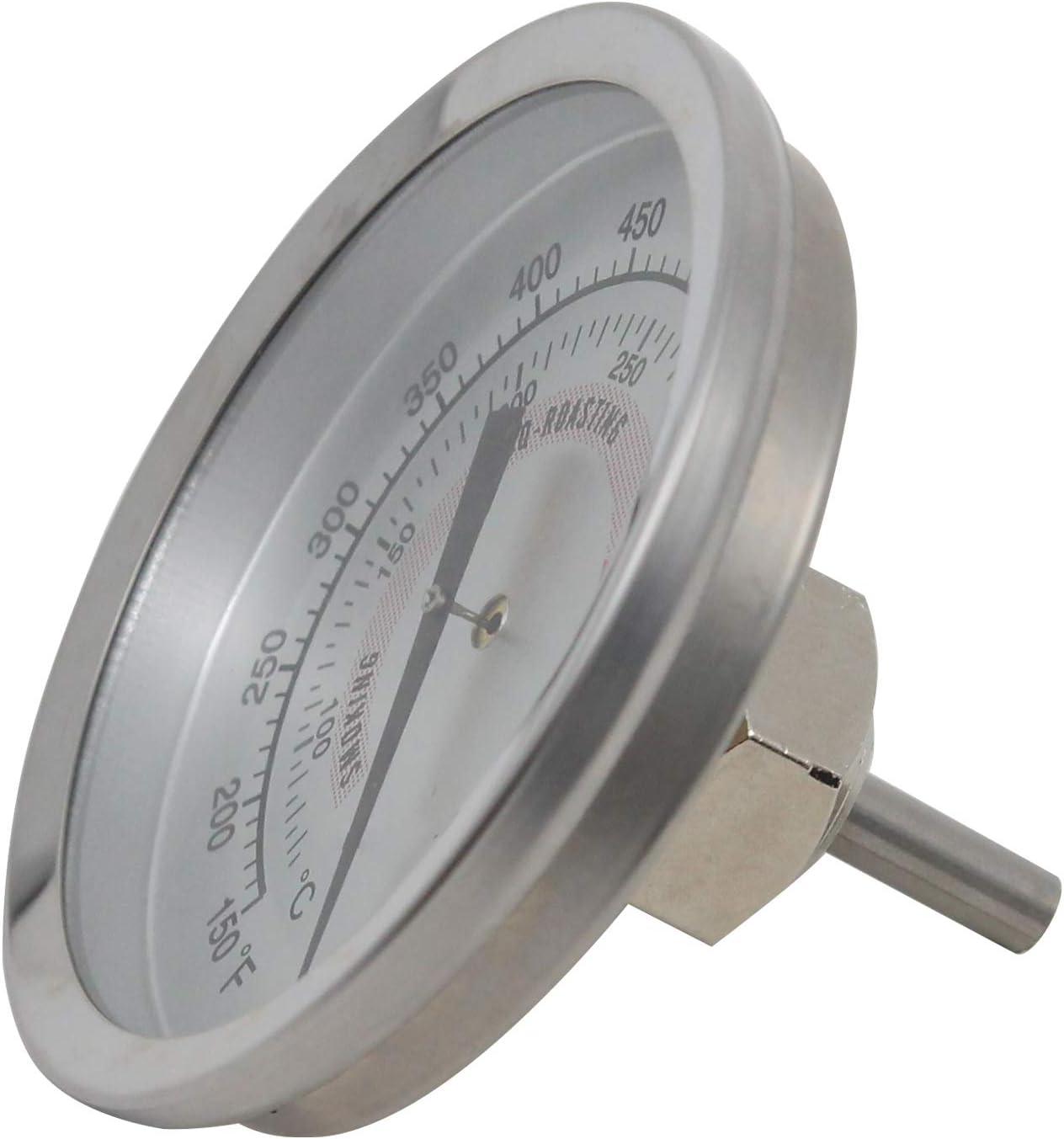 BBQ Grill Thermometer Heat Indicator Replacement Parts for Kitchenaid 720-0787D, 720-0819, 720-0745, 720-0733A, 720-0745B, 720-0826 - Compatible Barbeque Temperature Gauge Thermostat