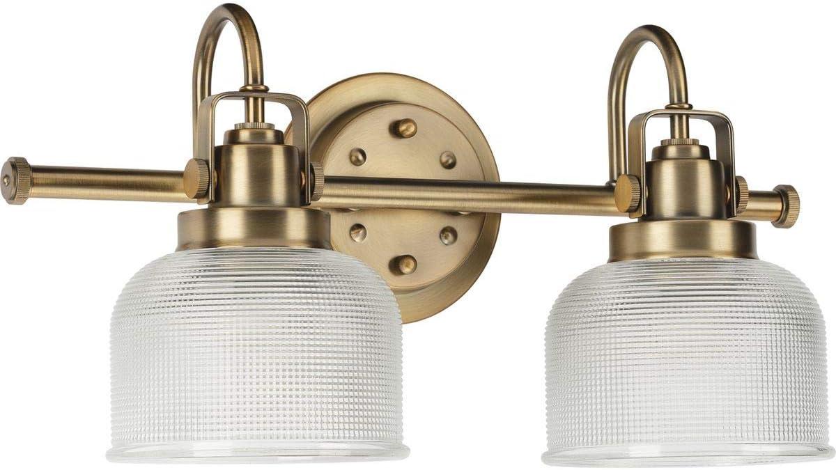 Rosser 2 Light Transparent Dimmable Vanity Light
