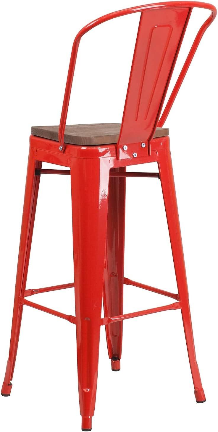 Flash Furniture Steel Outdoor Stool