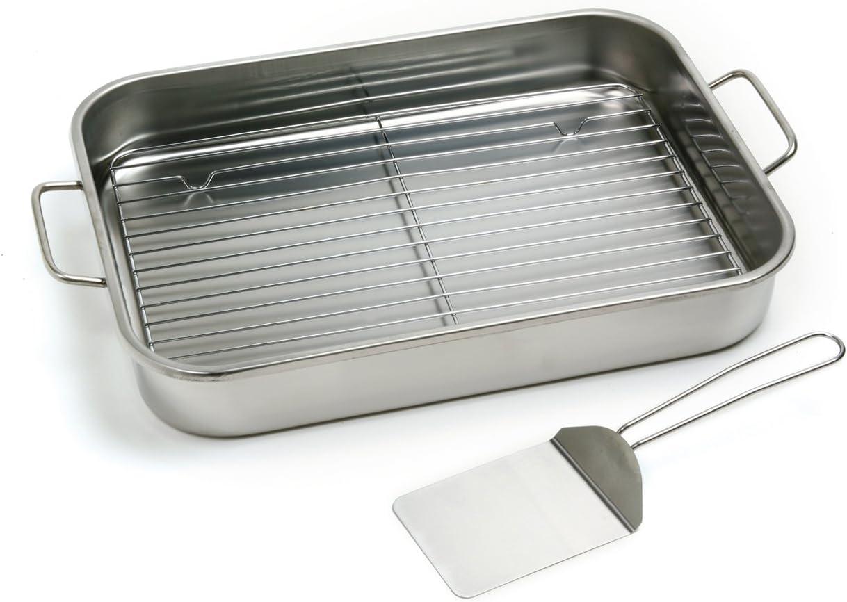 Norpro Stainless-Steel Roaster Pan Set