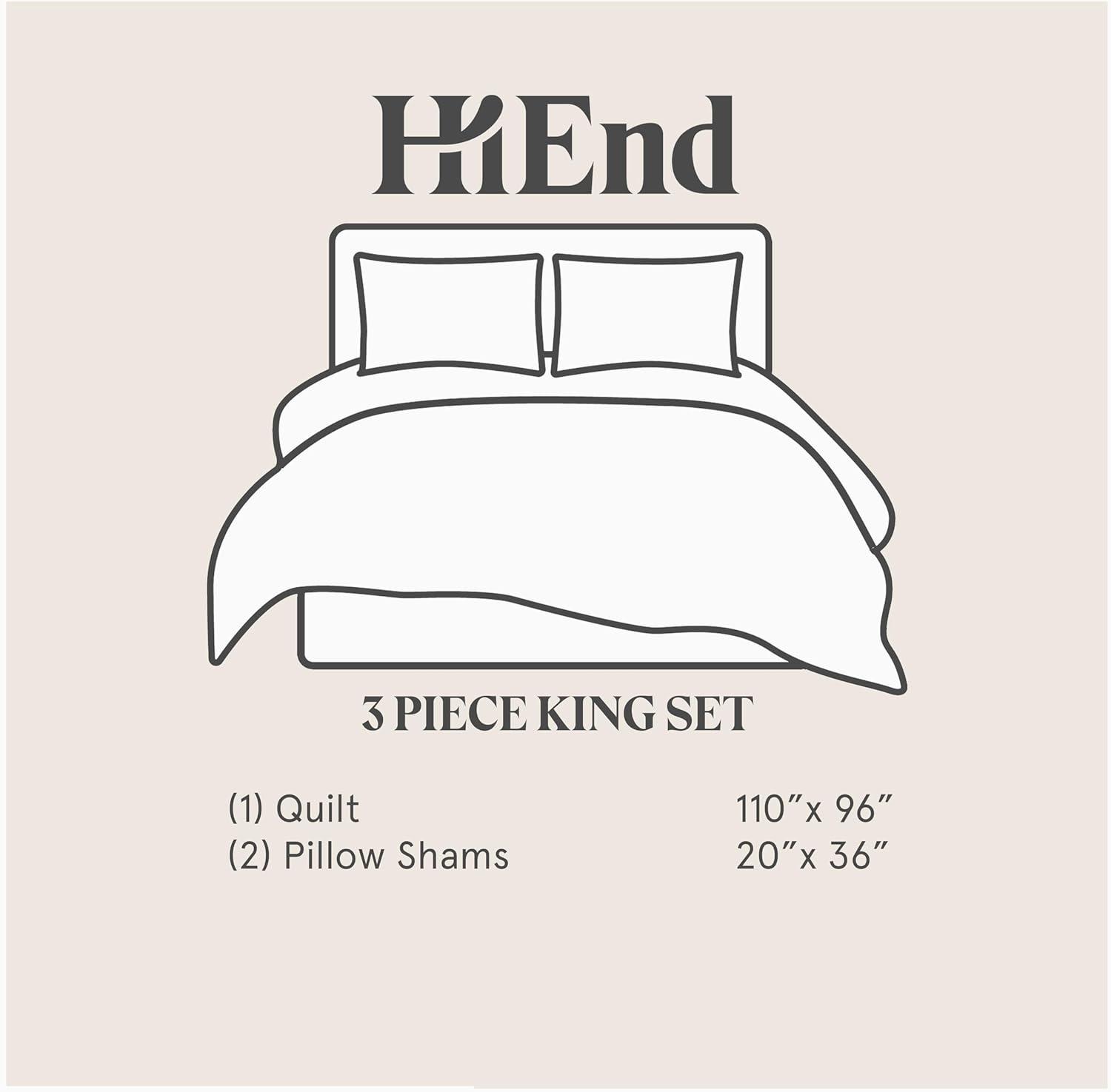 Paseo Road by HiEnd Accents Desert Sage Gray/Tan/White Aztec Print Cotton Southwestern Style Reversible Quilt Set