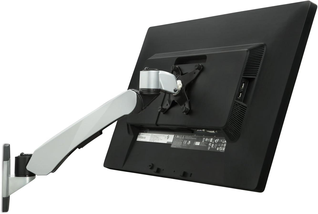Mount-It! Full Motion Adjustable Single Monitor Wall Mount | Tilt, Rotate, Swivel Arm Wall Mount Stand | Fits Up to 32 in. Screens