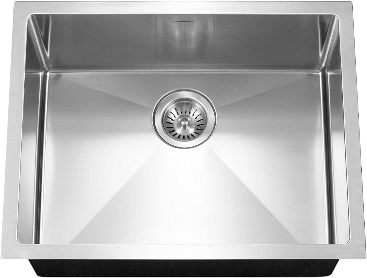 Savoir 23'' L Undermount Single Bowl Stainless Steel Kitchen Sink
