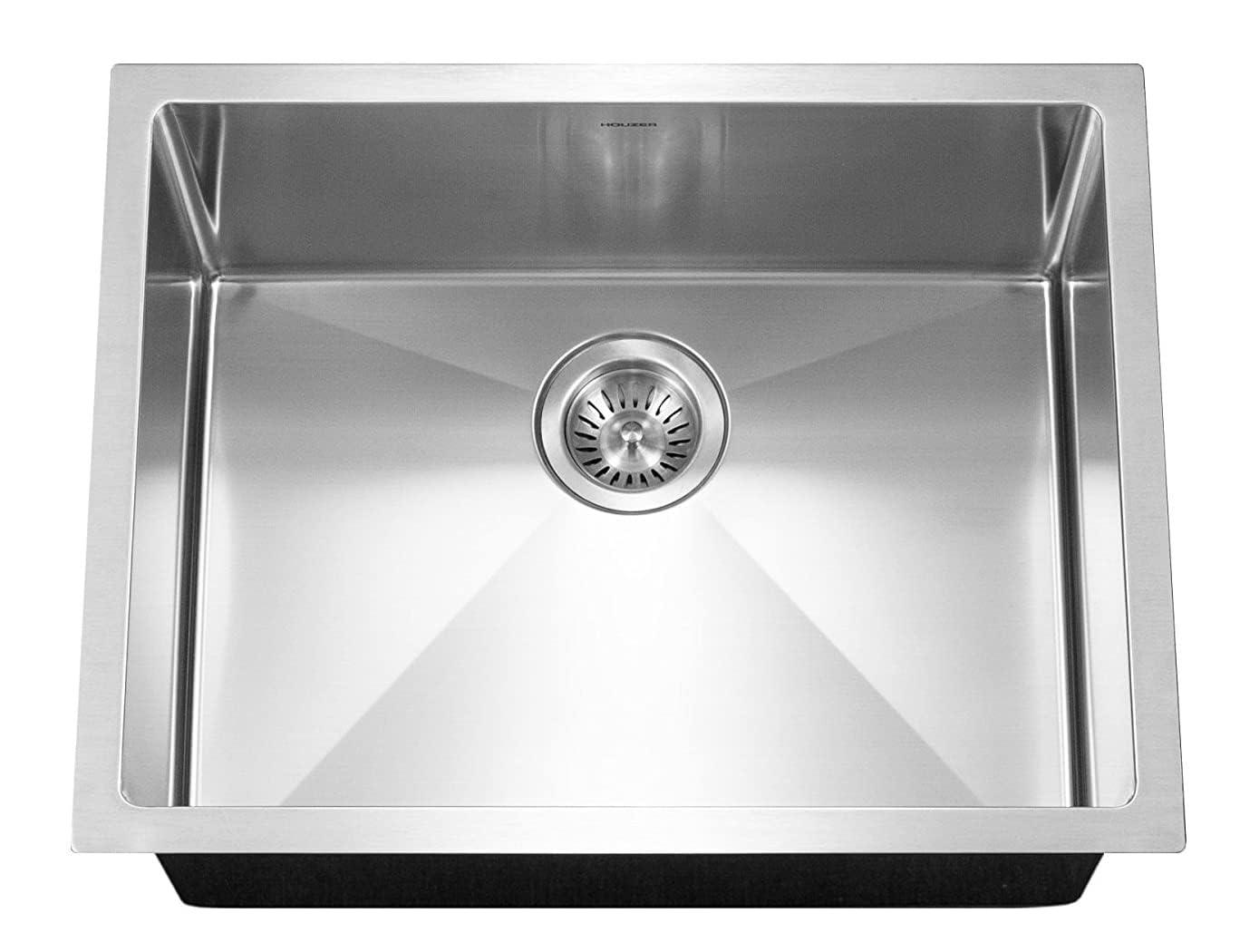 Savoir 23'' L Undermount Single Bowl Stainless Steel Kitchen Sink