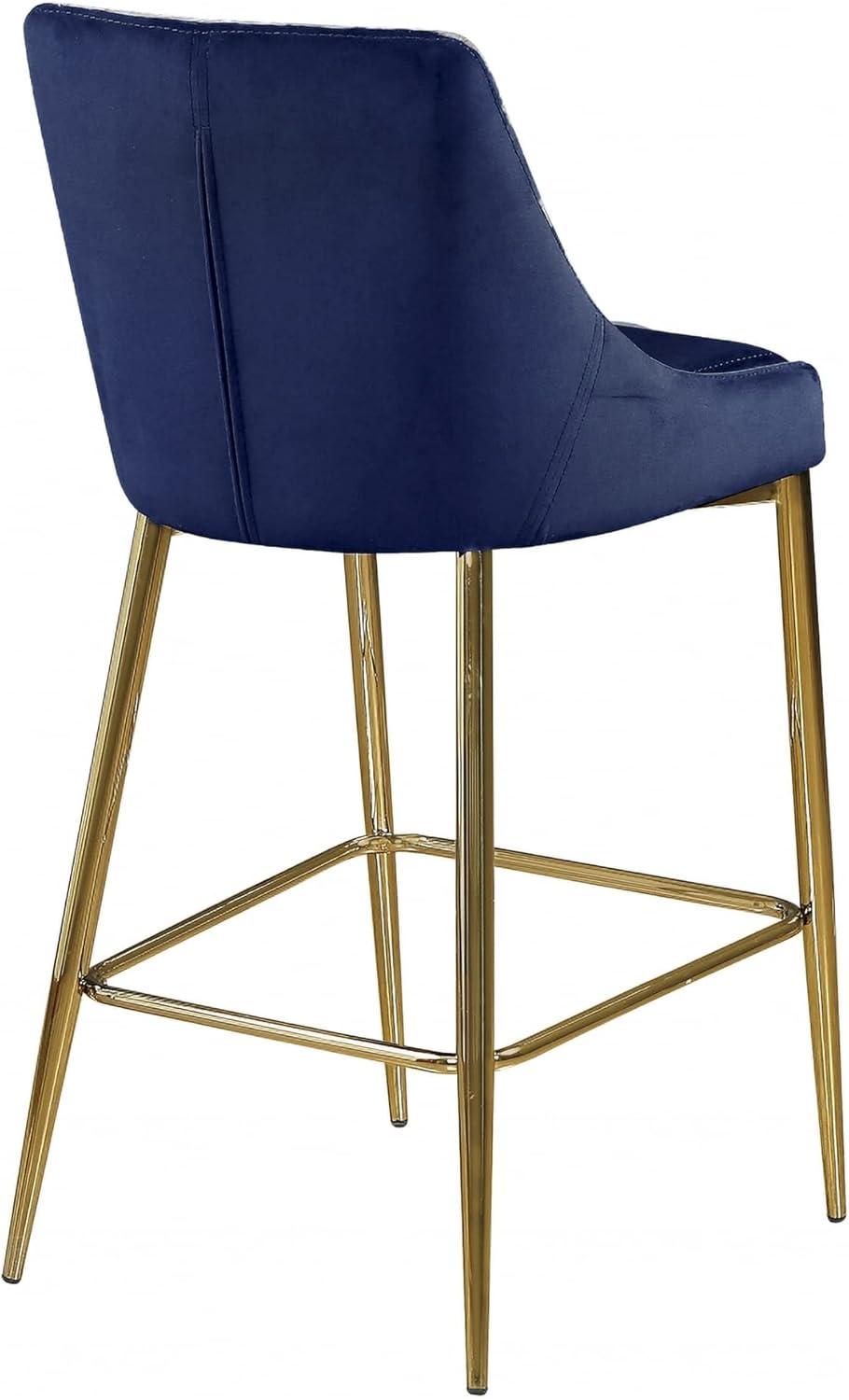 Ellenberger Upholstered Counter Stool with Metal Frame