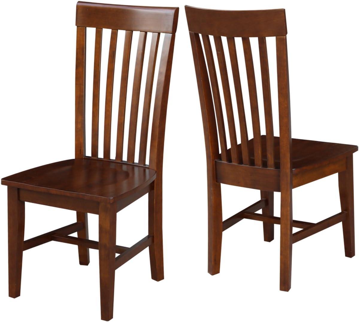 Set of 2 Tall Mission Chairs - International Concepts