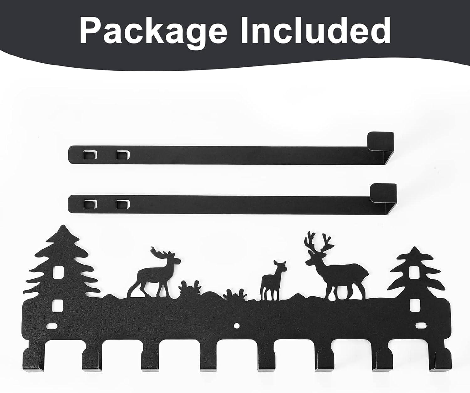 Over Door Clothes Hanger Shower Room Towel Hook Hanger Over Door Hooks Black 8 Hooks