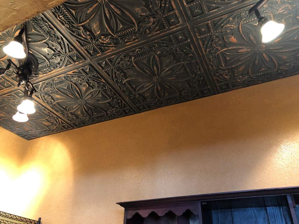 FromPlainToBeautifulInHours Milan 2 Ft. x 2 Ft. Drop-In or Glue-Up PVC Ceiling Tile & Reviews | Wayfair