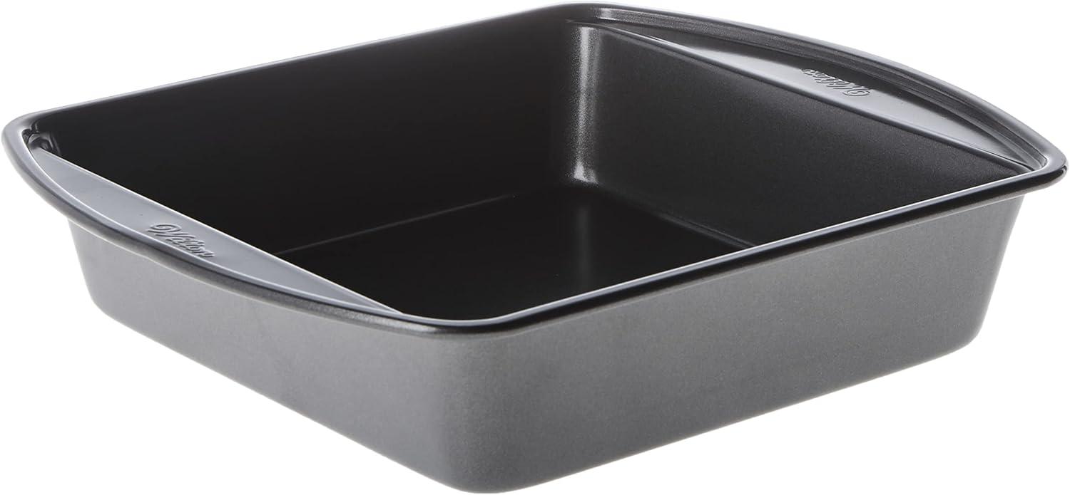 Wilton Premium 8 in. W X 8 in. L Square Cake Pan Gray 1 pk