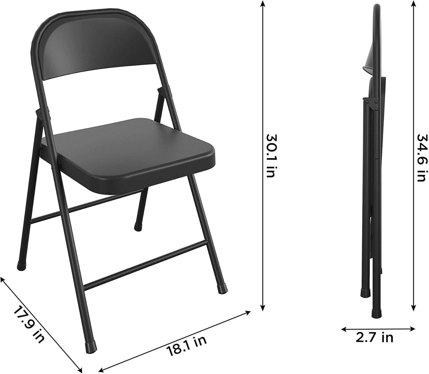 COSCO SmartFold All-Steel Folding Chair