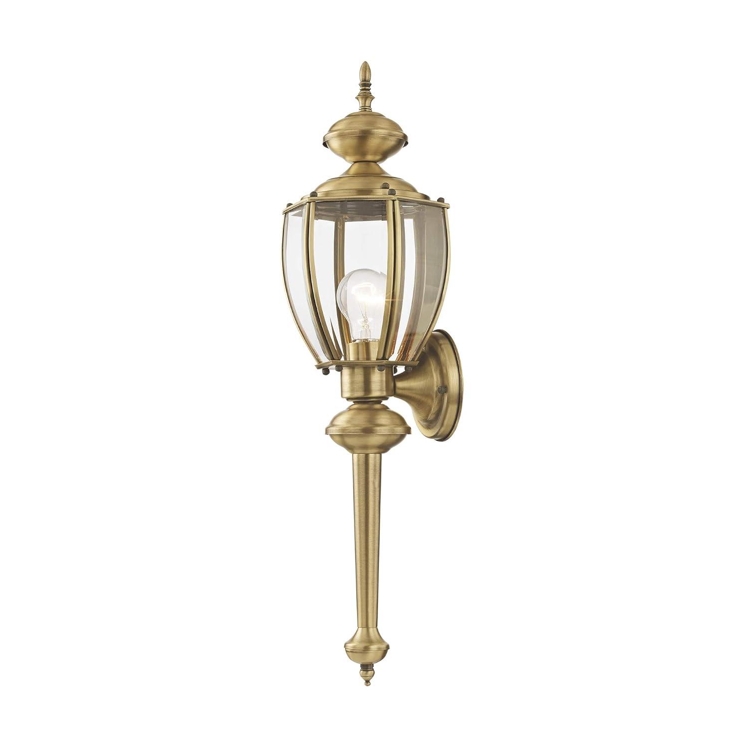 Livex Lighting 1 - Light Wall Light in  Antique Brass