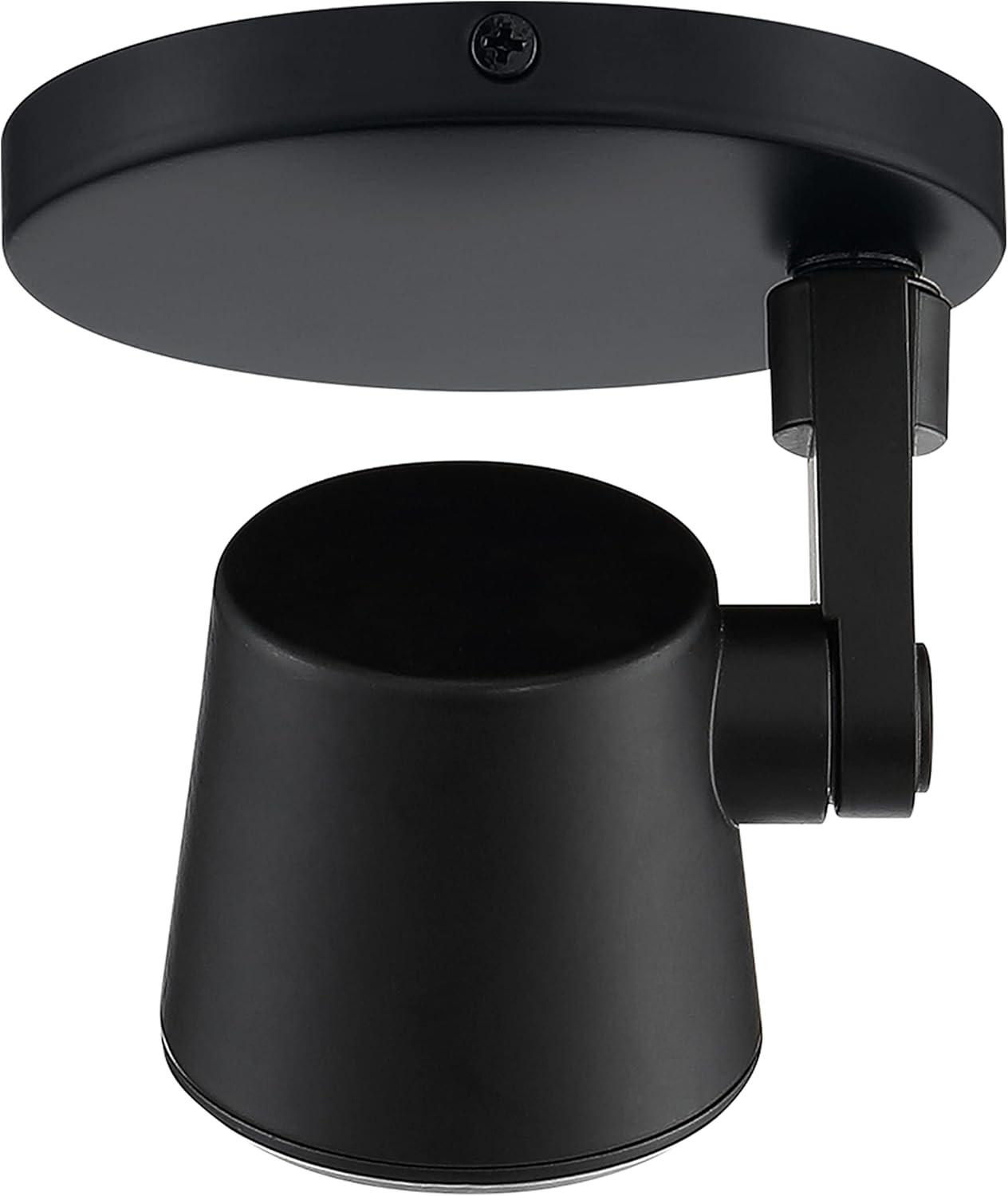 Nuvo Lighting 12 Watt LED Black Taper Back Monopoint Spotlight Fixture - 3000K 36 Degree Beam Angle