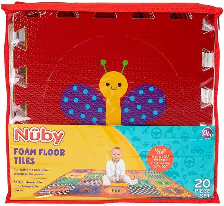 Nuby Eva Floor Foam Tiles 20PC Set