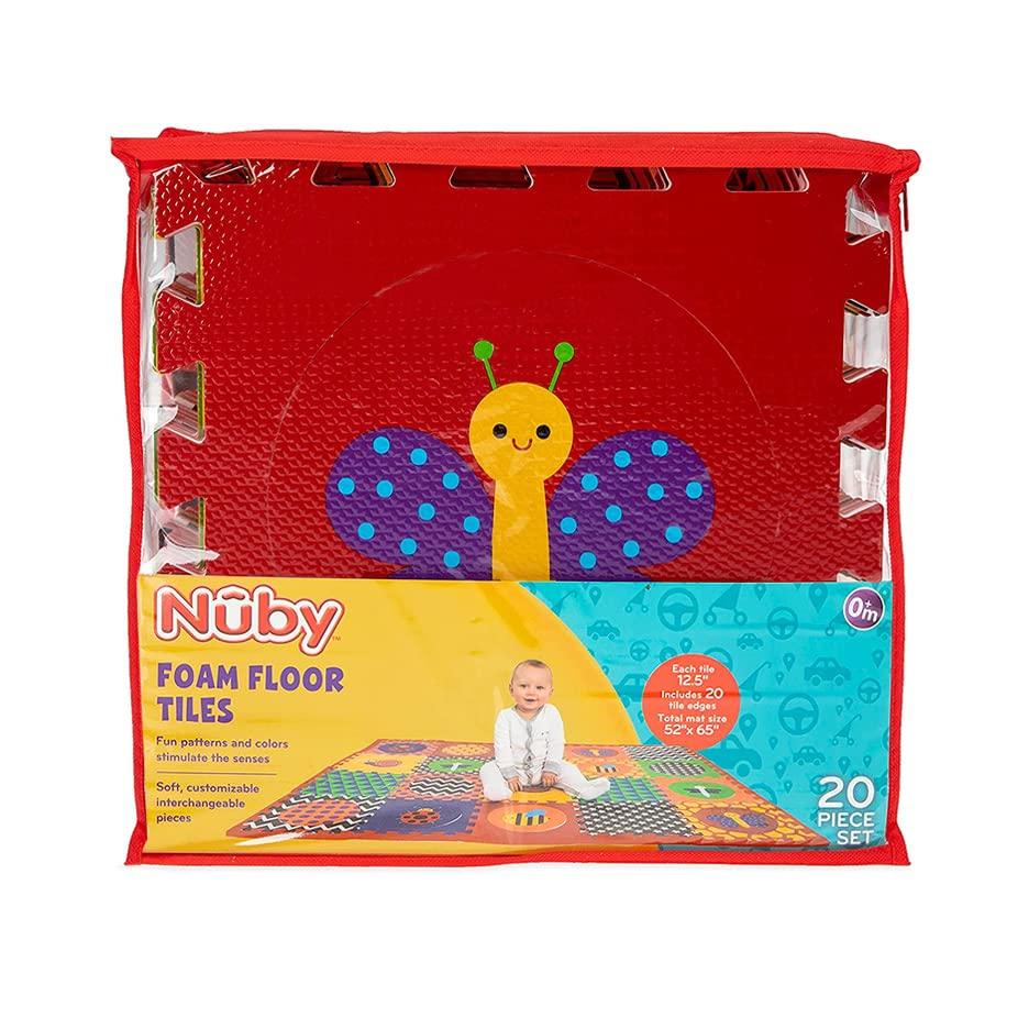 Nuby Eva Floor Foam Tiles 20PC Set