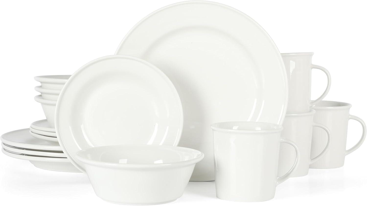 Martha Stewart Cliffield Ceramic Dinnerware Set - Service for 4