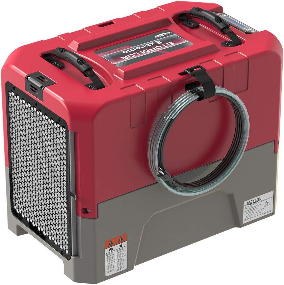 AlorAir Red Commercial Dehumidifier with Pump and Hose