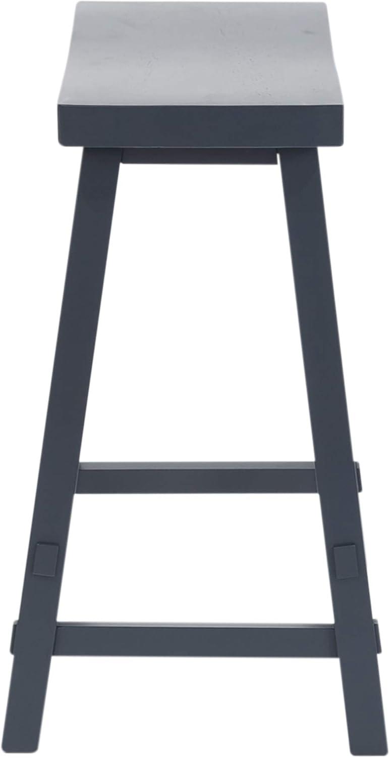 Liberty Furniture Industries 24 Inch Sawhorse Counter Stool- Navy