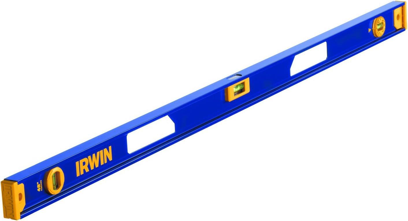 Irwin 48 in. Aluminum I-Beam Level 3 vial