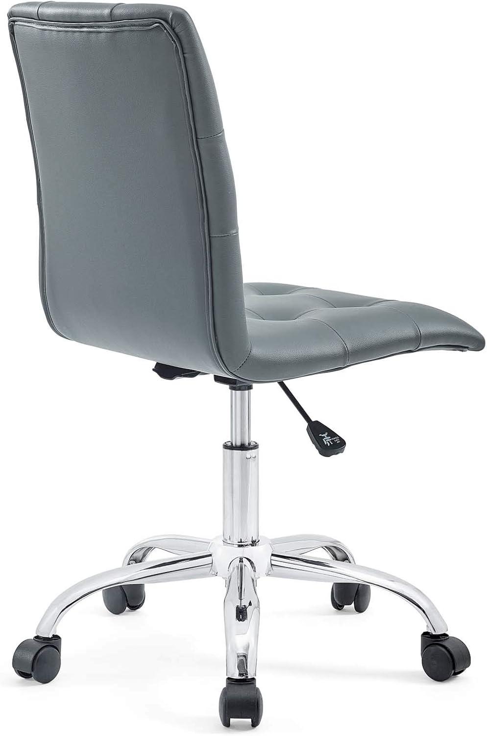 Modway Prim Armless Mid Back Office Chair