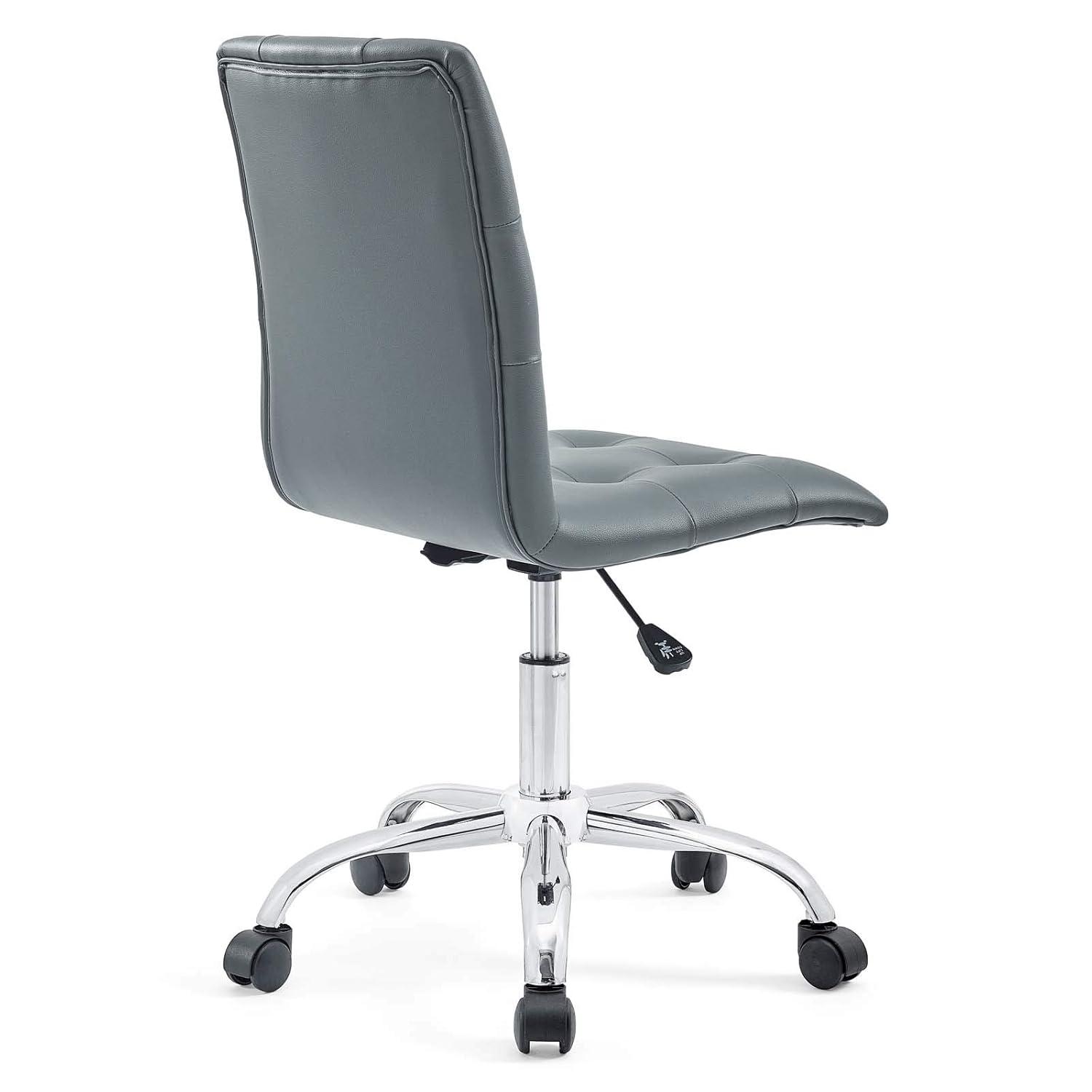Modway Prim Armless Mid Back Office Chair