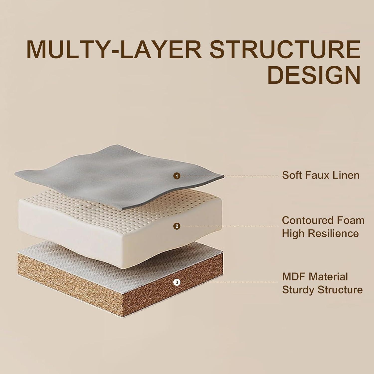 Furniliving Velvet Ottoman Bench  Modern Upholstered Bench  Indoor Entryway  Bench,  Pink