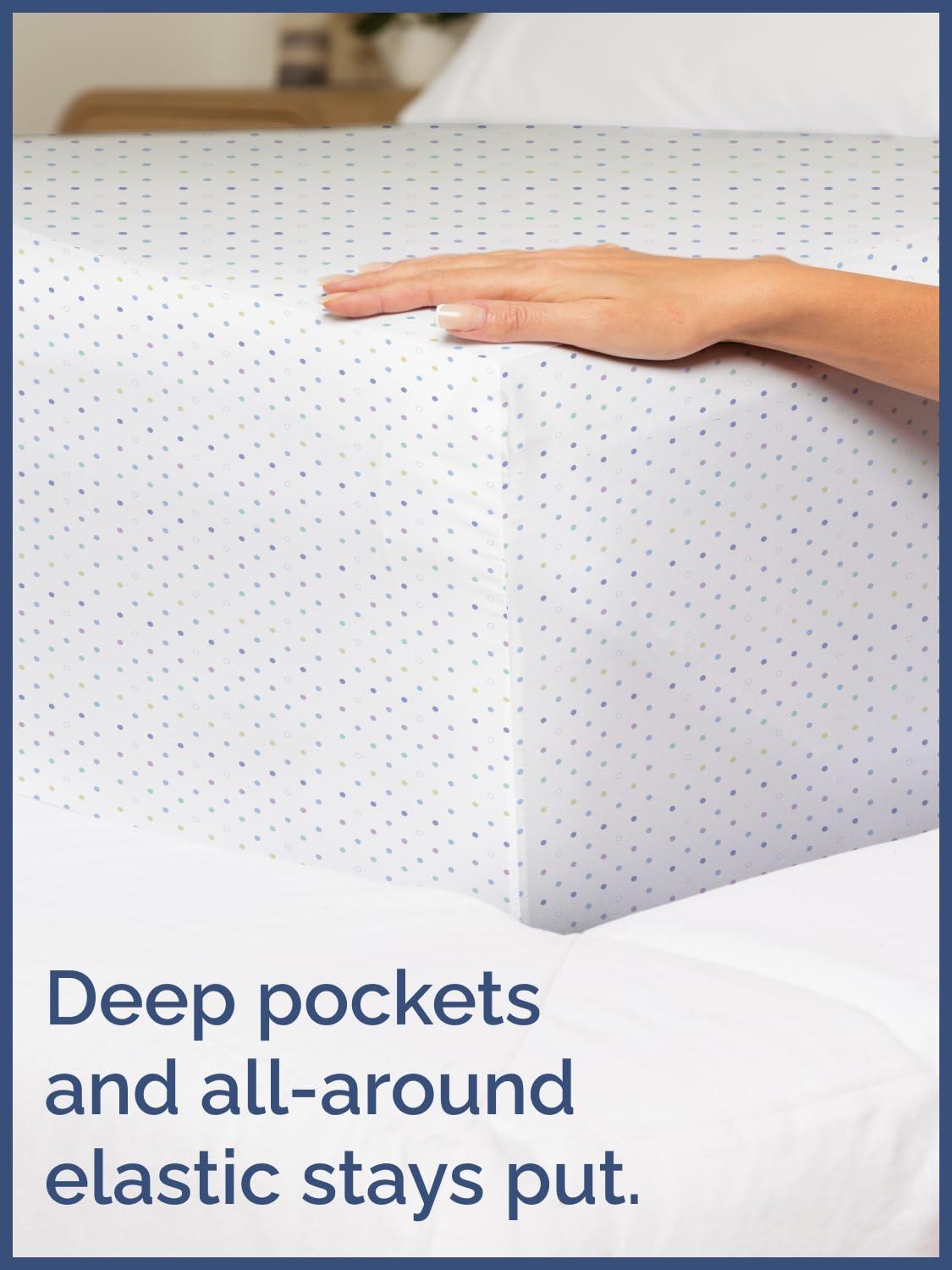 CGK Linens 4 Piece Kids Microfiber Sheet Set - Wrinkle Free - Cute, Cozy, Soft