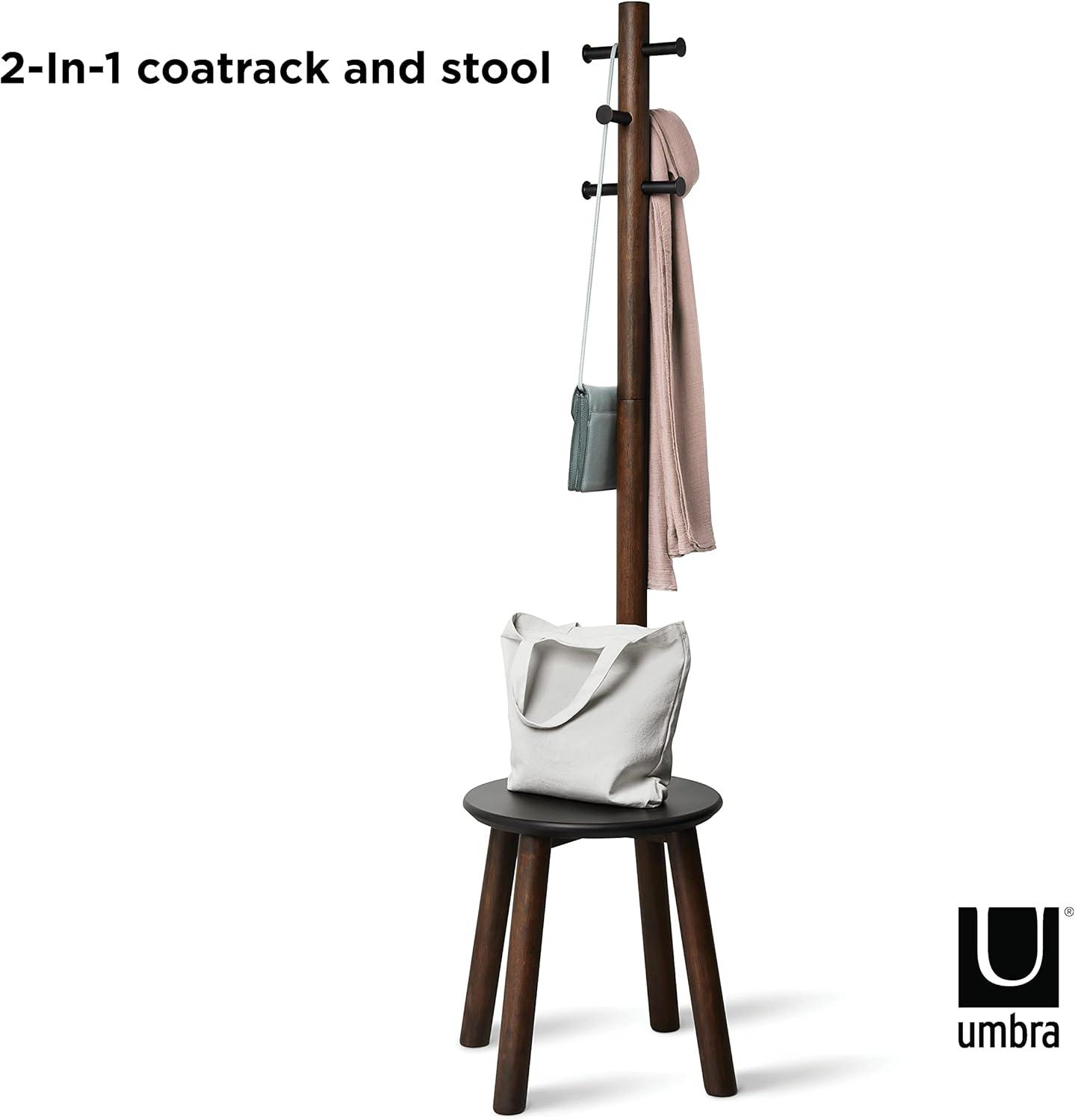 Pillar 6 - Hook Freestanding Coat Rack