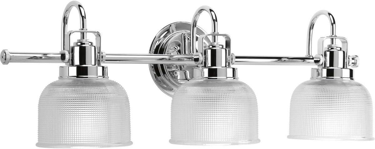 Rosser 3 Light Transparent Dimmable Vanity Light