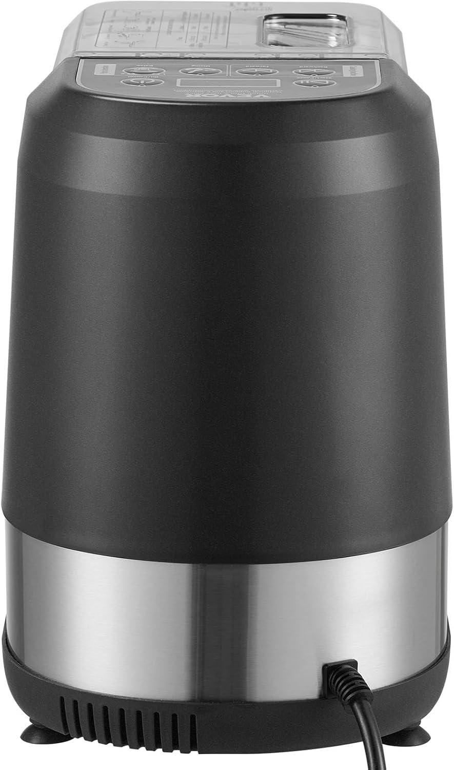 VEVOR Electric Pasta Maker, 150W Automatic Noodle Maker Machine with 8 Pasta Shapes, 4 Intelligent Modes, 500g Flour Capacity Pasta Maker Machine with Measuring Cups, Cleaning Brush for Home Kitchen