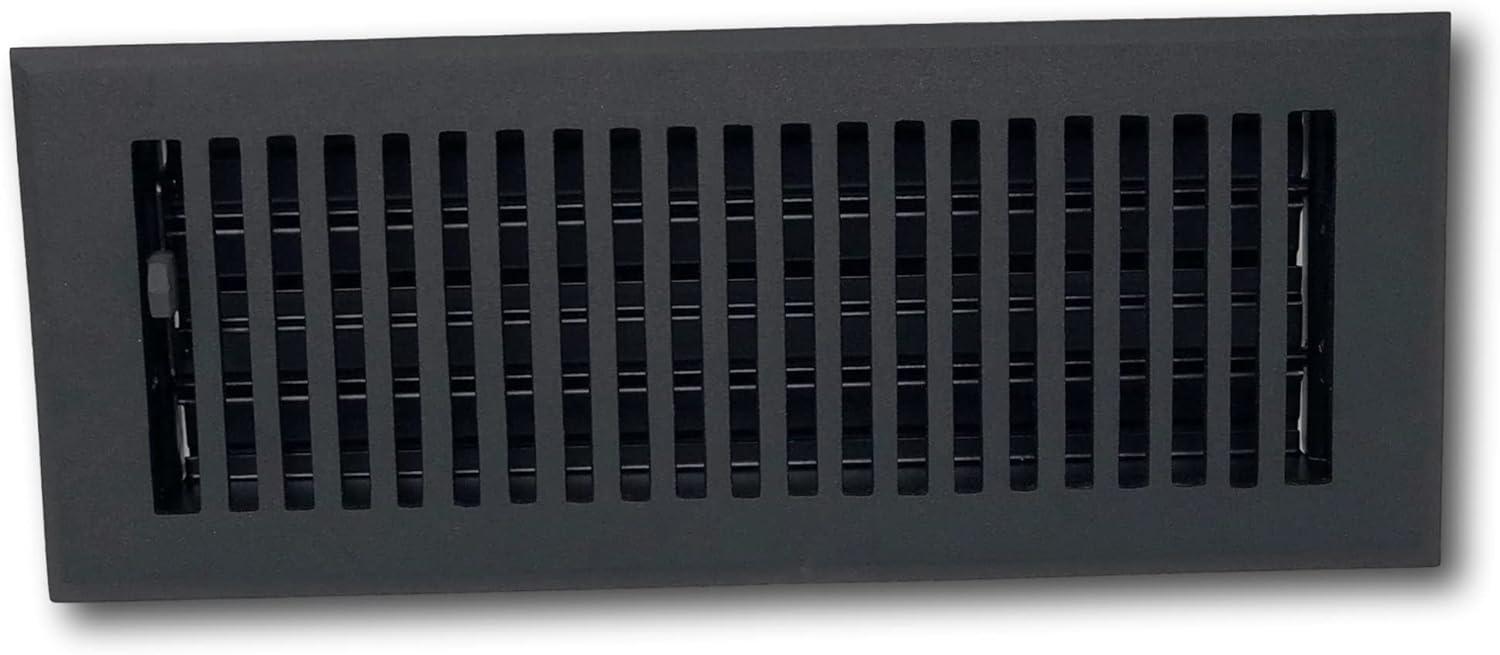 Cast Aluminum Contemporary Vent Covers - Black