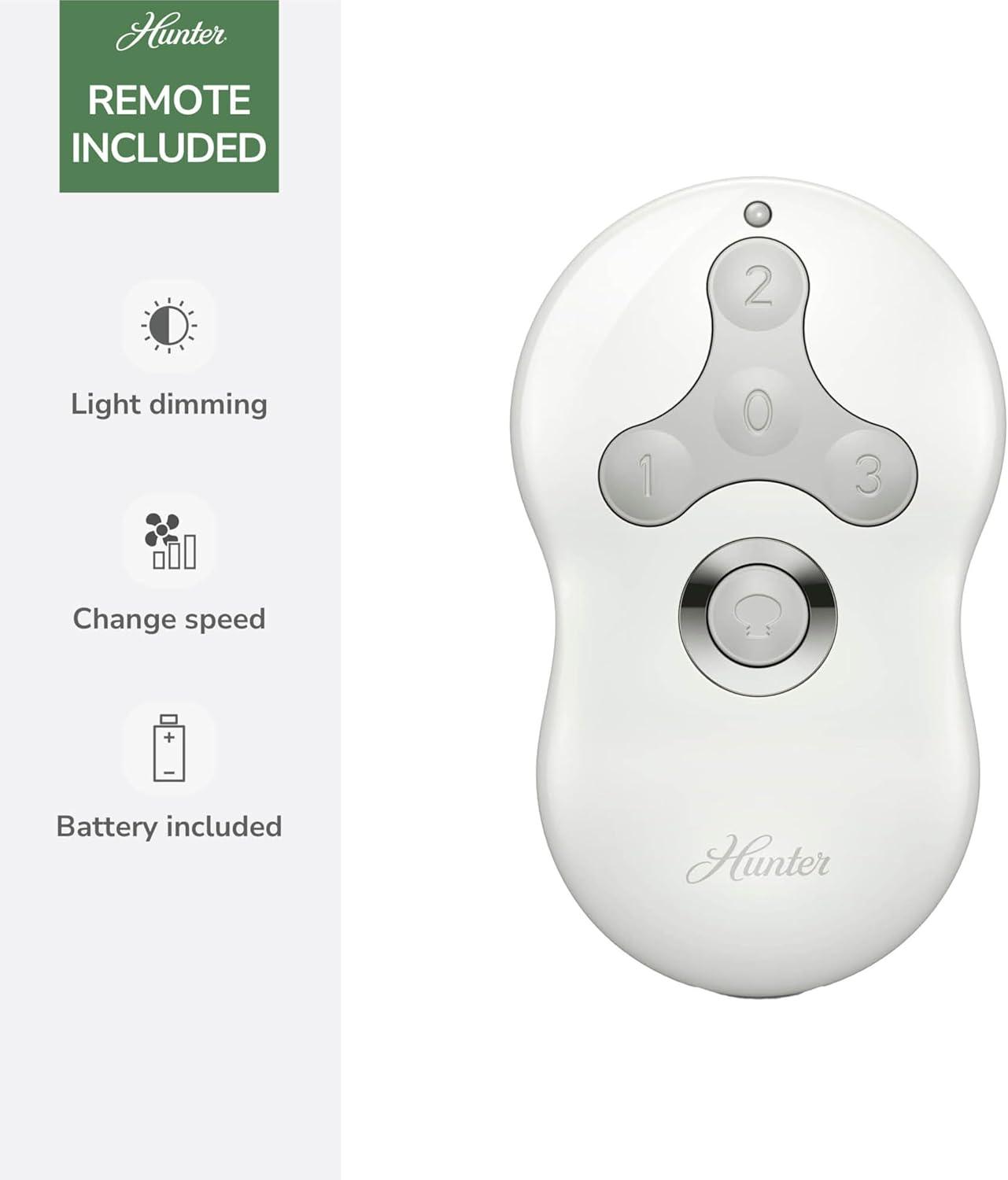 Kieous Gap Ceiling Fan with LED Lights