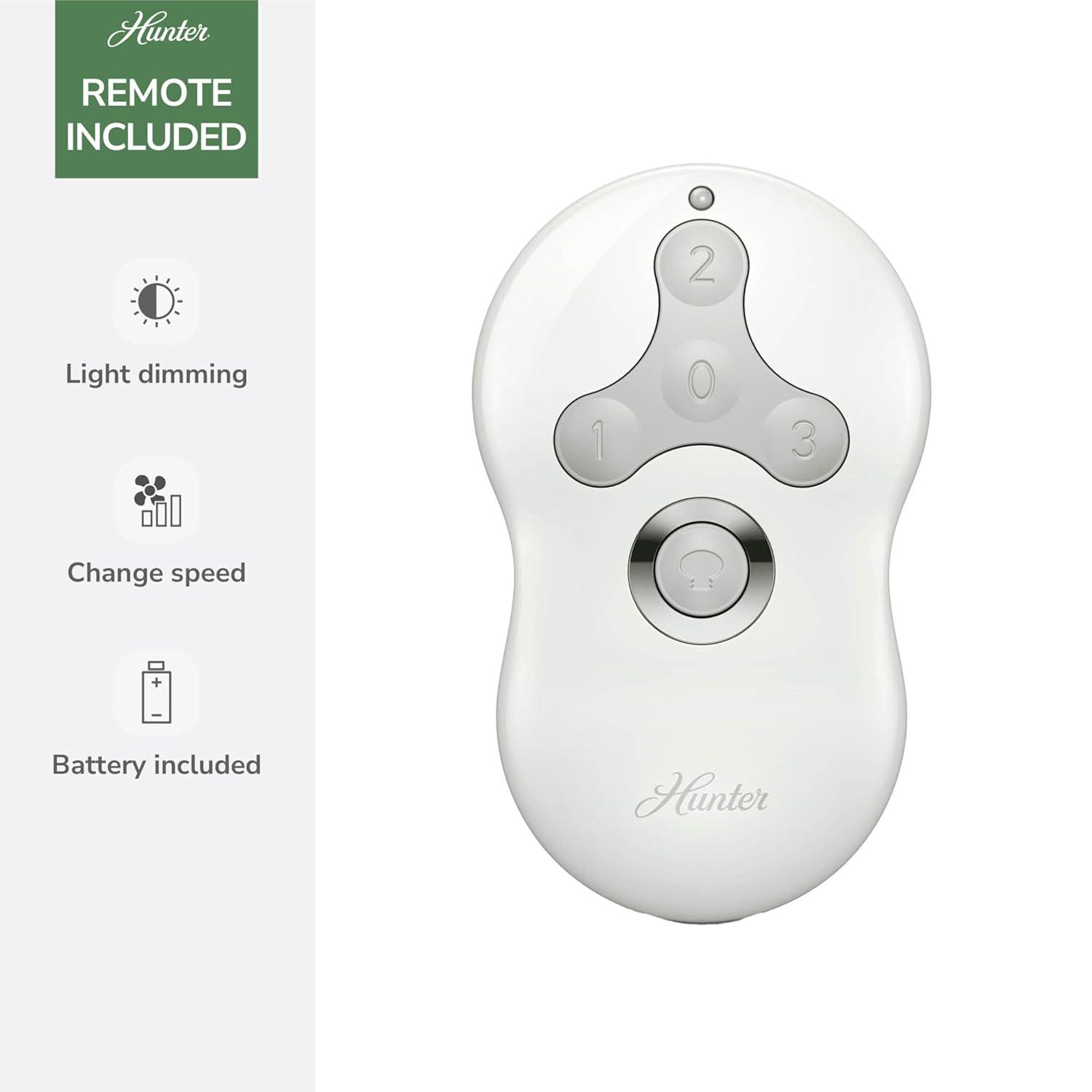 Kieous Gap Ceiling Fan with LED Lights