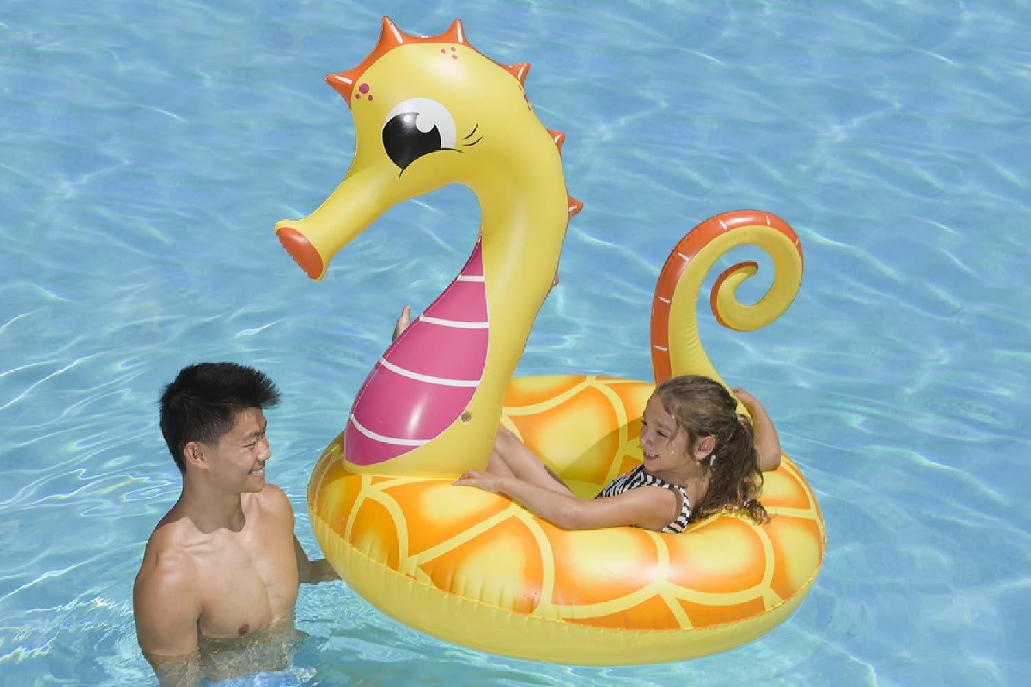Poolmaster 48" Yellow Seahorse Tube