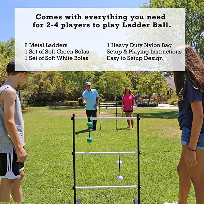 Vivere Hammocks Vivere Hammocks Ladder Golf Metal Ladder Ball with Carrying Case