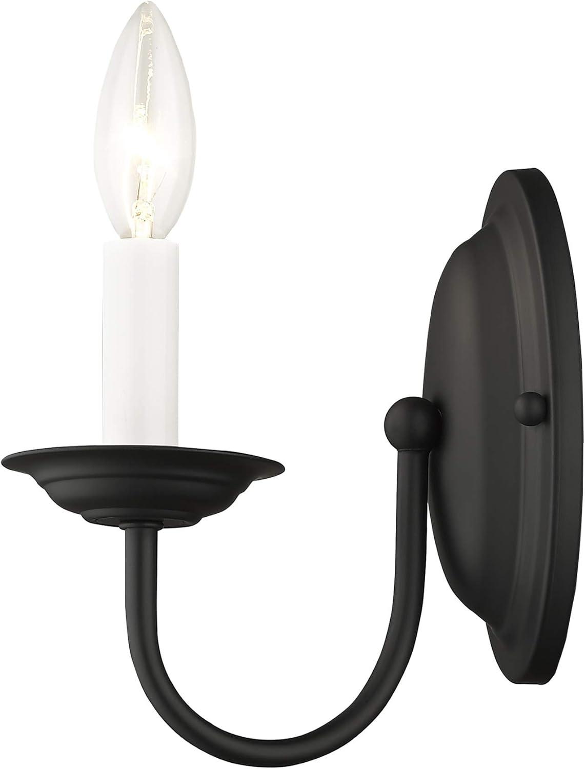 Livex Lighting - Home Basics - 1 Light Wall Sconce in Farmhouse Style - 4.25