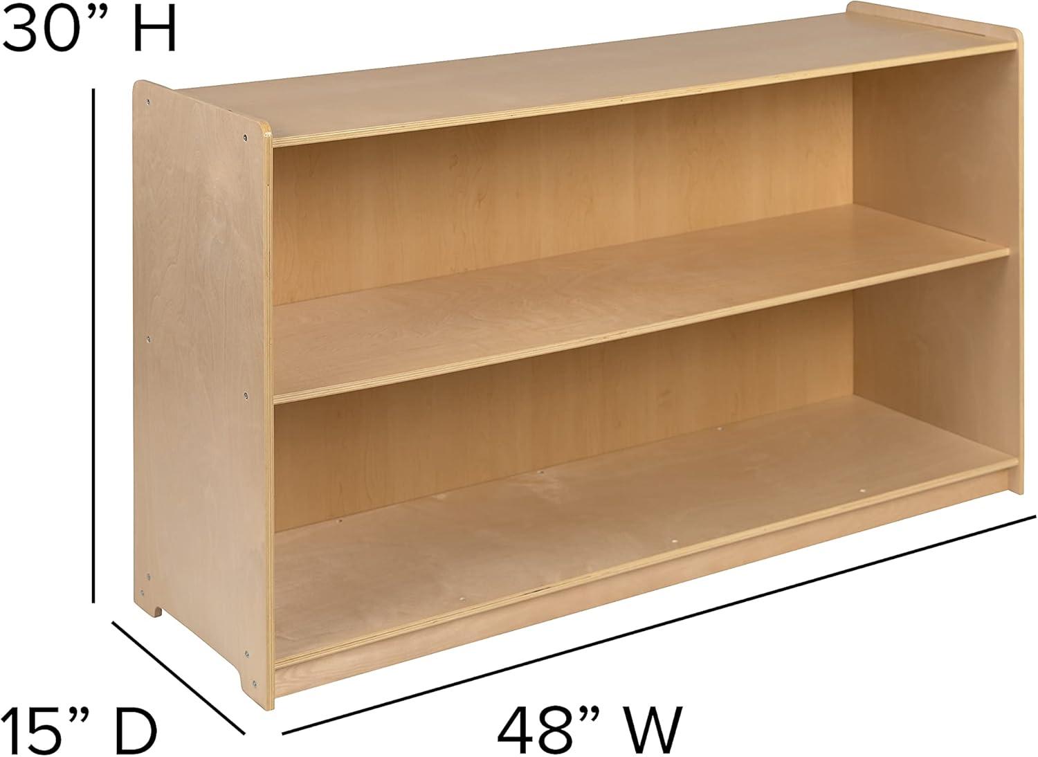 Flash Furniture Bexley Wooden School Classroom Storage Cabinet for Commercial or Home Use