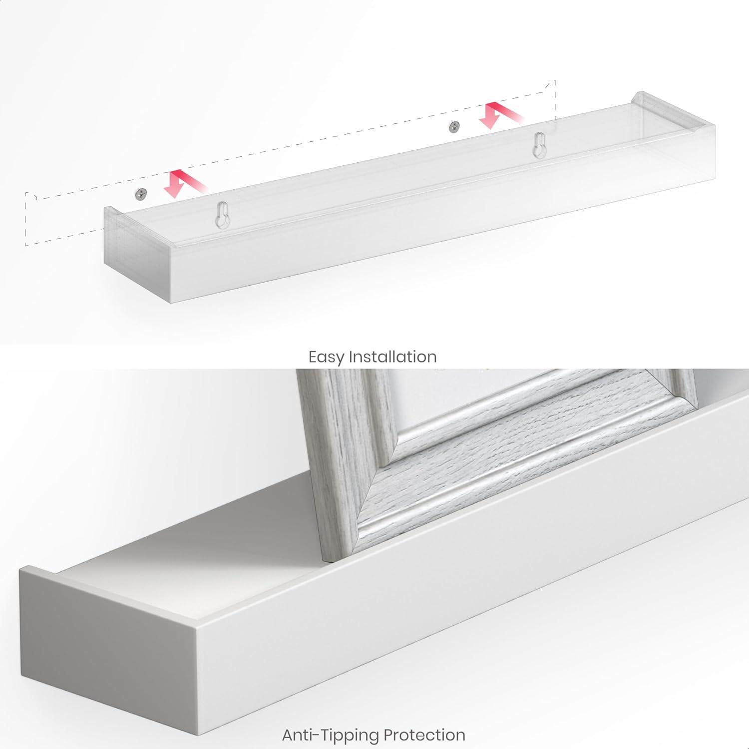 Ballucci Array 4 Piece Floating Wall Shelves Set
