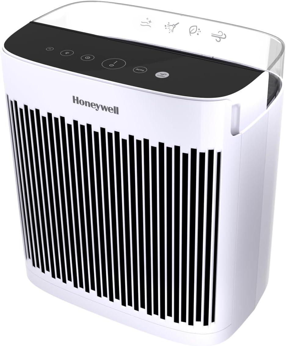 Honeywell Insight 190' Medium-Large Rooms HEPA HPA5100WV1 Air Purifier White: Quiet Fan, Carbon Filter, Energy Star Certified