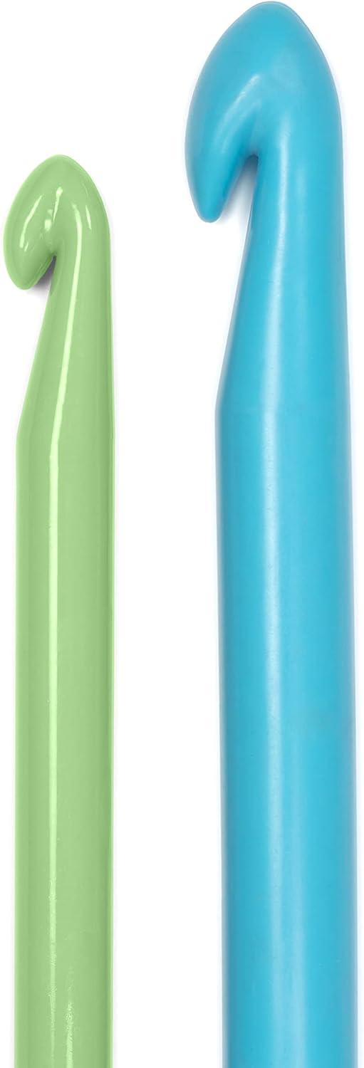 Boye 0.68" Plastic Crochet Hooks, Assorted (2 Pieces)