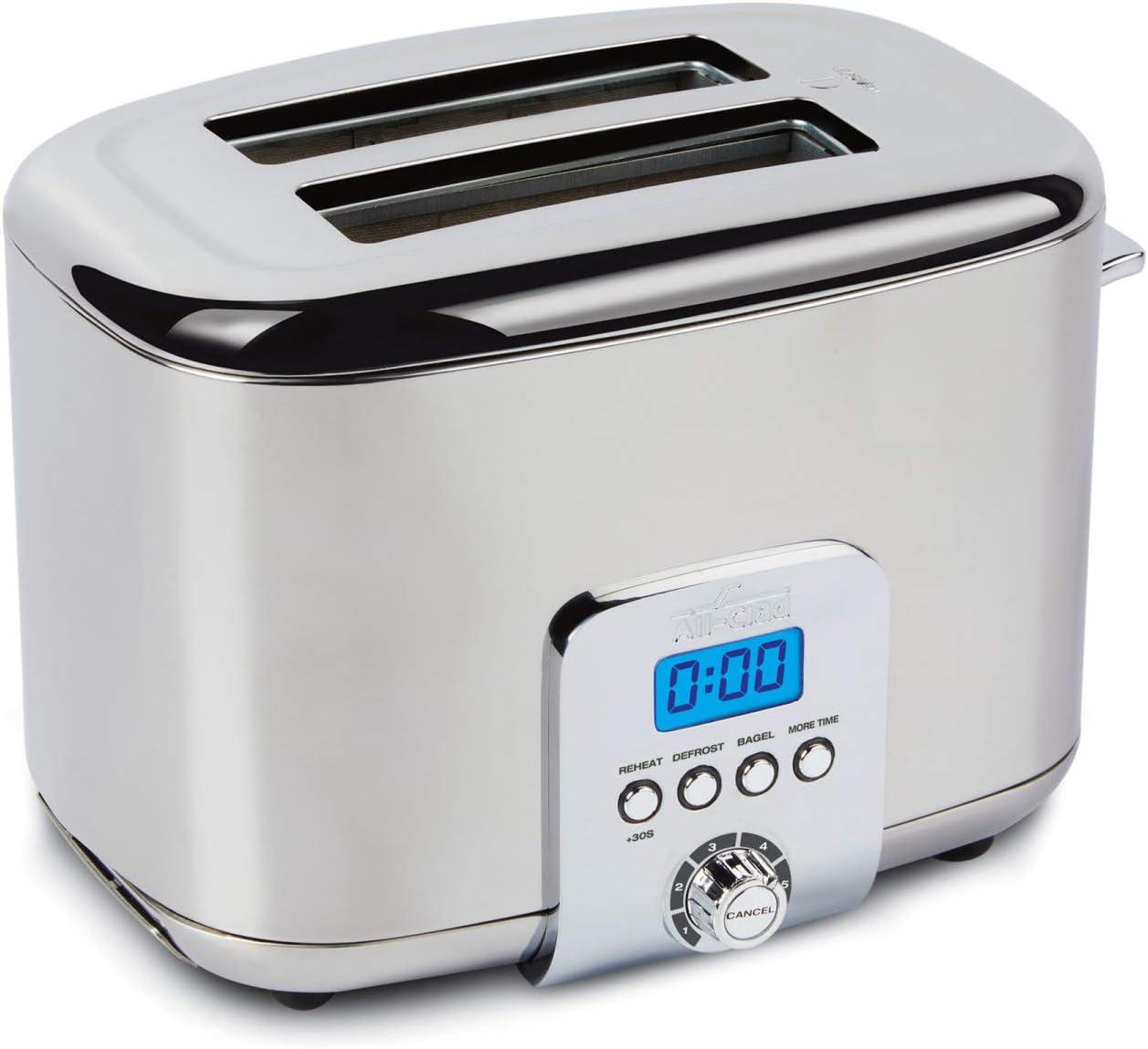 All-Clad Digital Stainless Steel Toaster, 2 slice