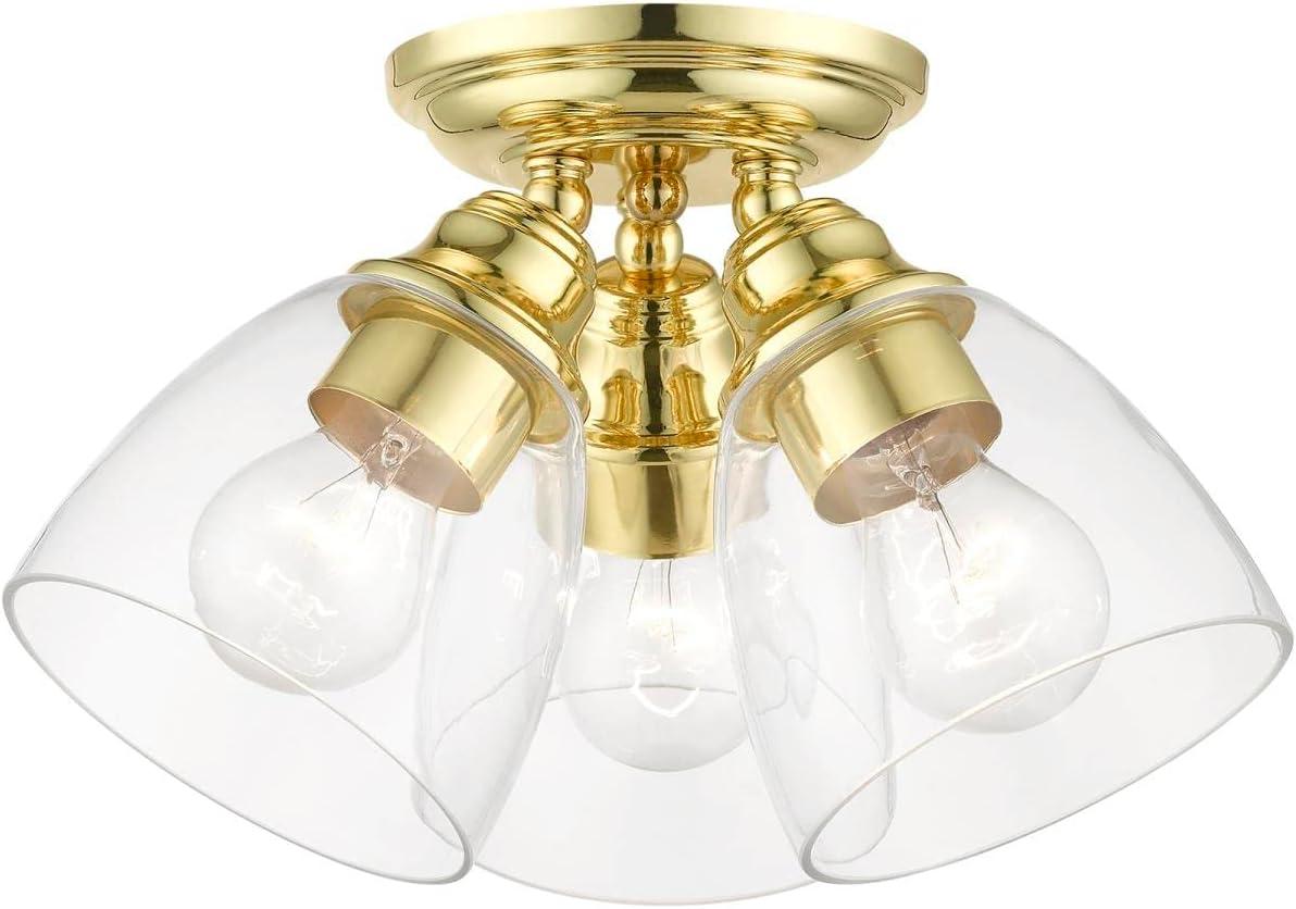 Gunnbjorn 3-Light 14.25" Semi Flush Mount