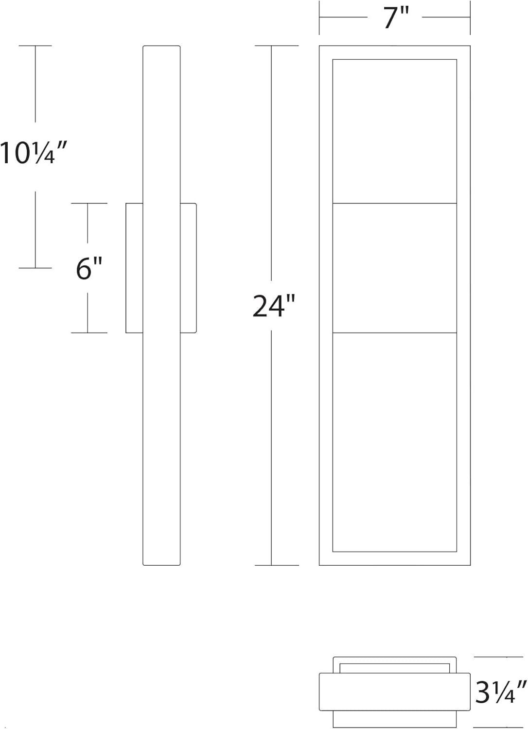 dweLED Archetype Aluminum LED Wall Light