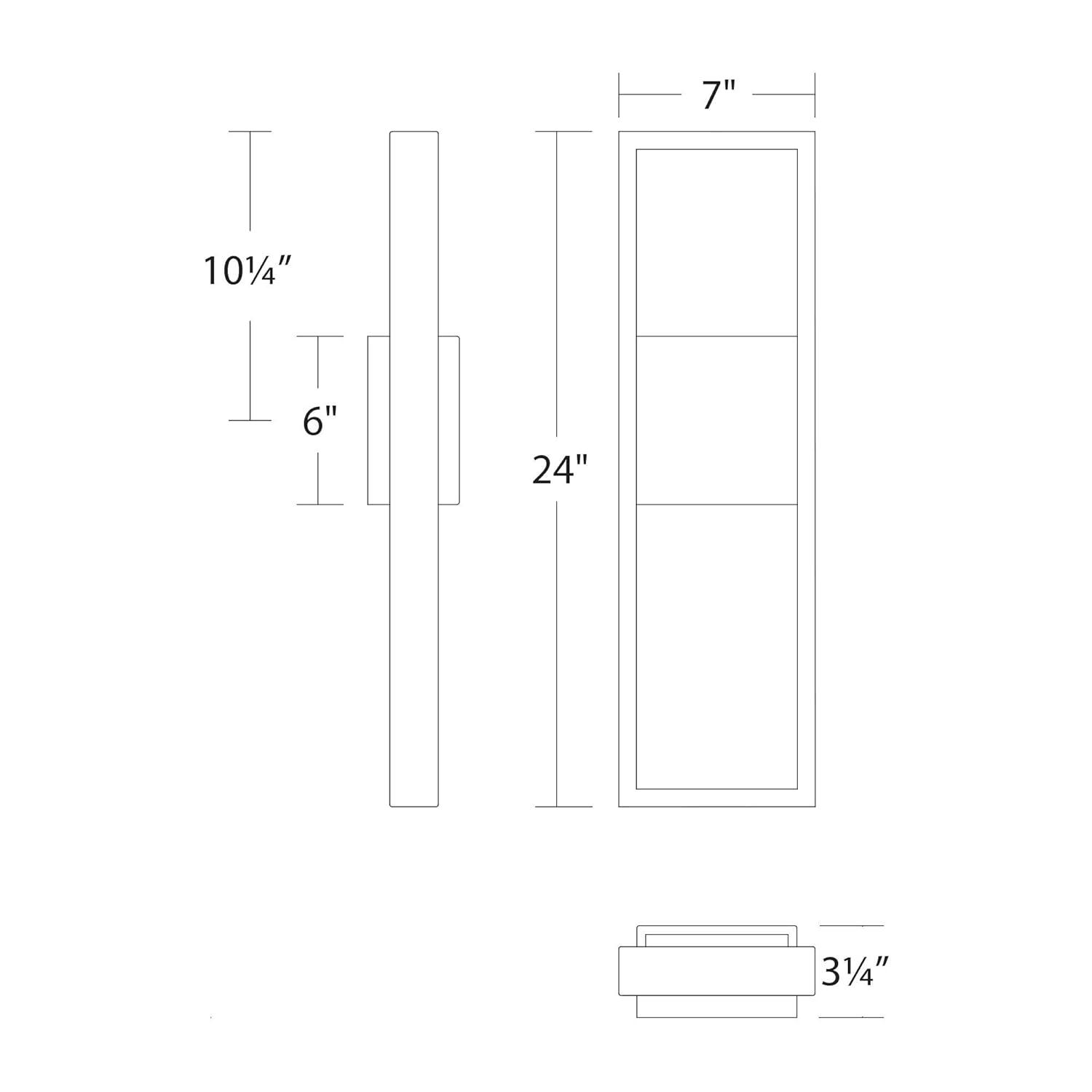 dweLED Archetype Aluminum LED Wall Light