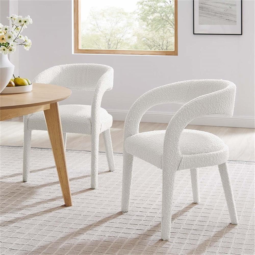 Modway Pinnacle Boucle Upholstered Dining Chair