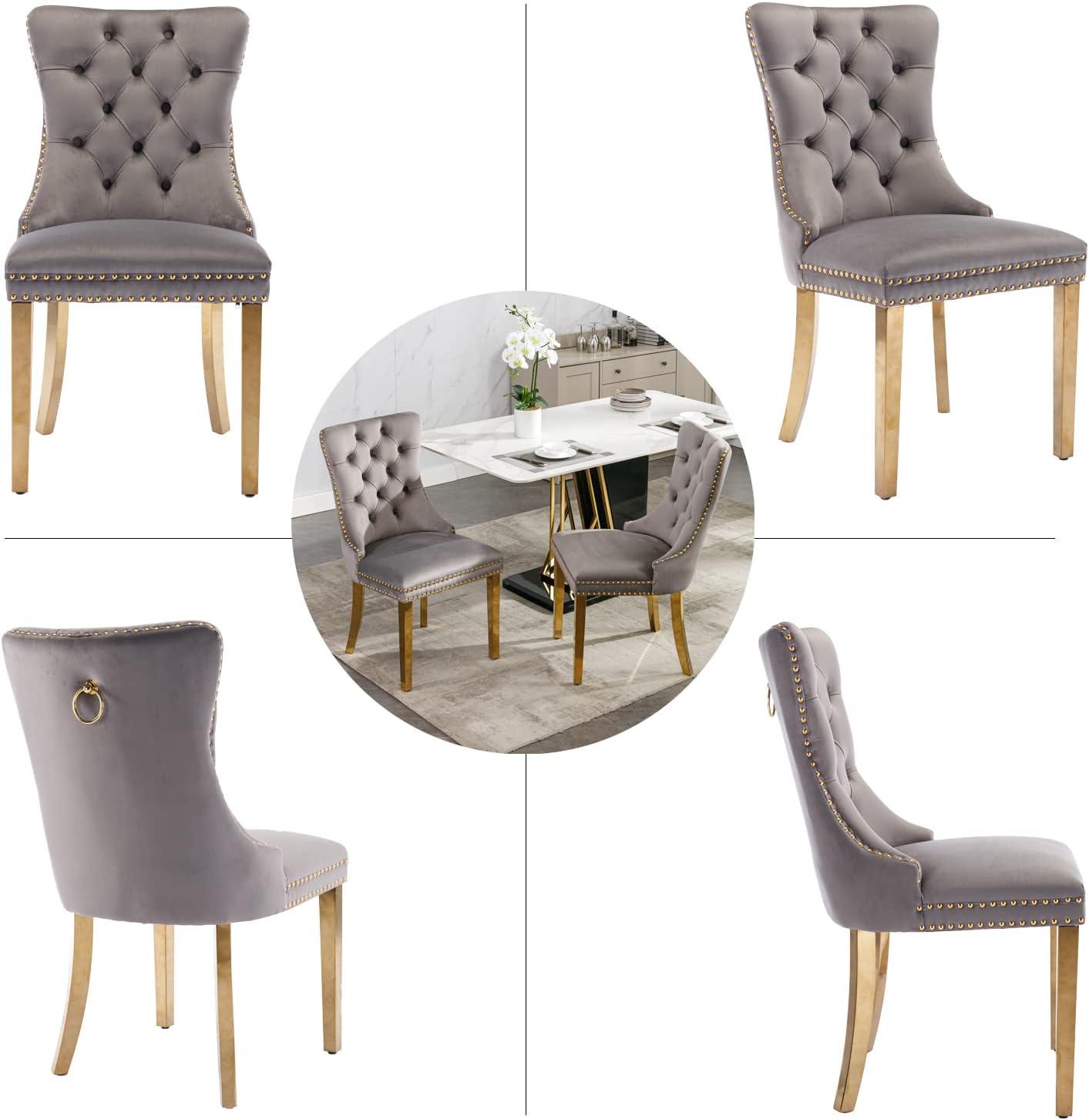 Kiliam Tufted Upholstered Back Side Chair Dining Chair