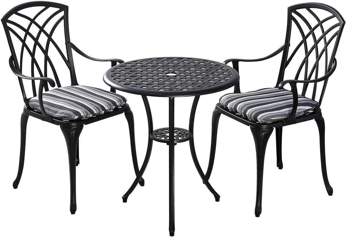 Kinger Home Ekta 3-Piece Patio Bistro Set