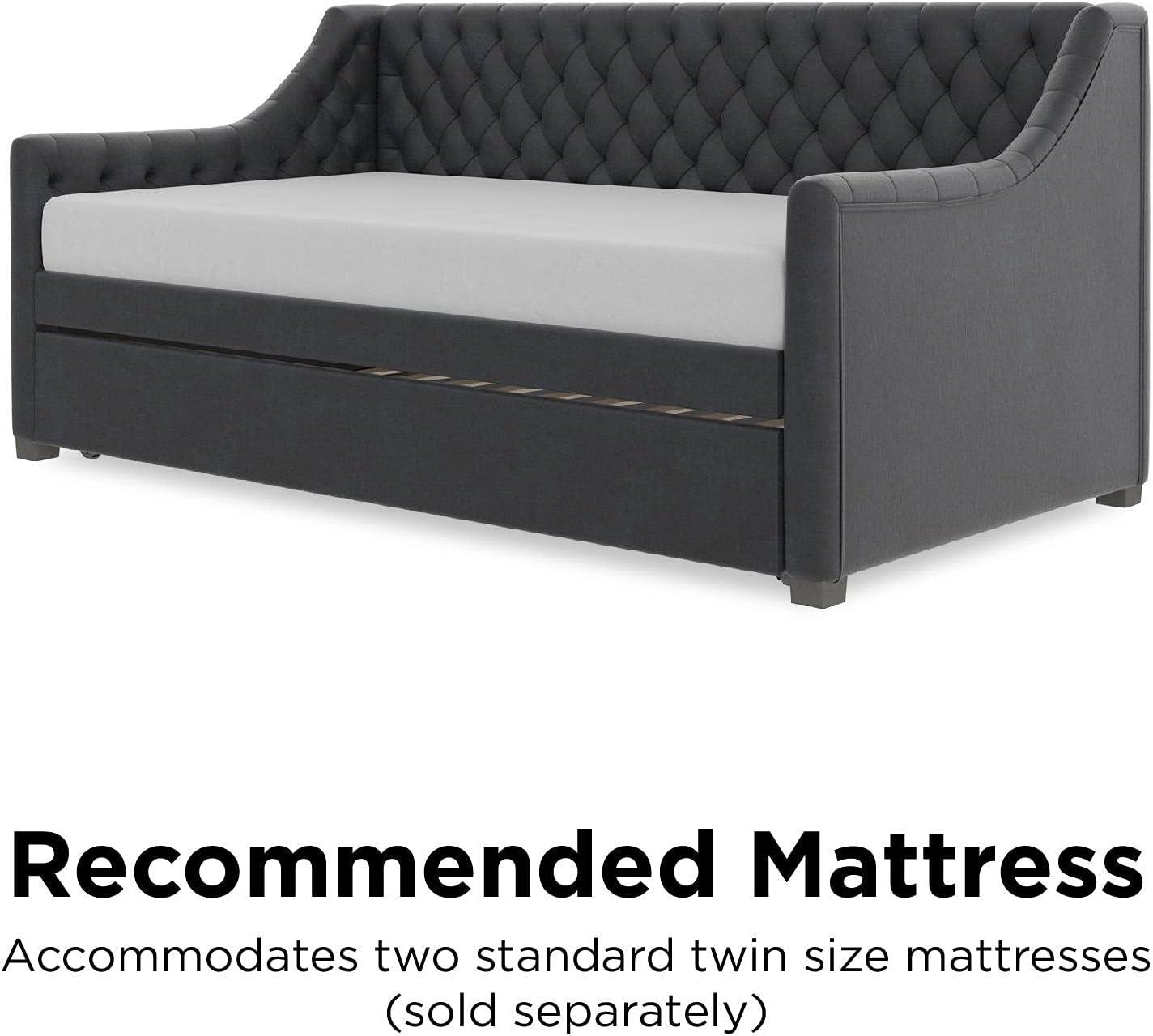 Monarch Hill Ambrosia Upholstered Daybed with Trundle