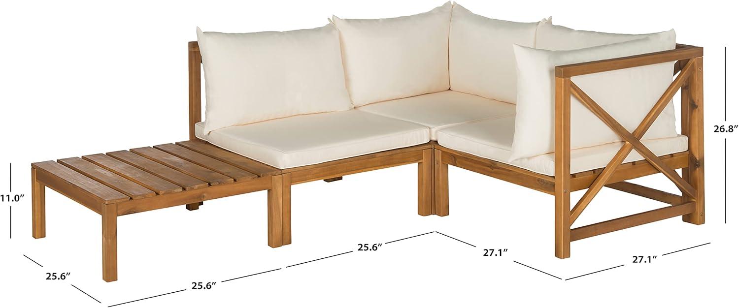 Lynwood Sectional - Indoor/Outdoor - PAT6713 - Natural/Beige - Safavieh