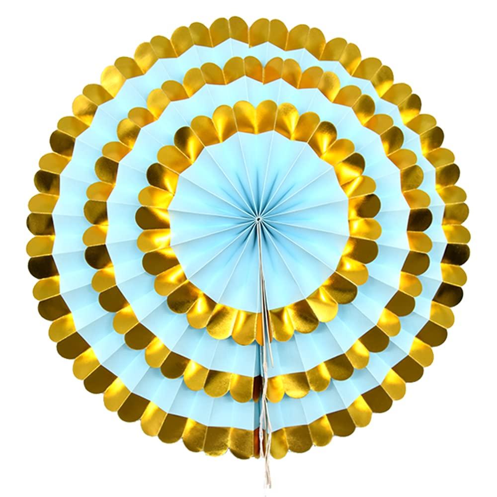 Wmenjiazihan 1 Clearance Hanging Paper Fans Party Set Silver Round Pattern Paper Garlands Decoration For Birthday Shower Graduation Retirement Set Of 6 Inverted Wobbler